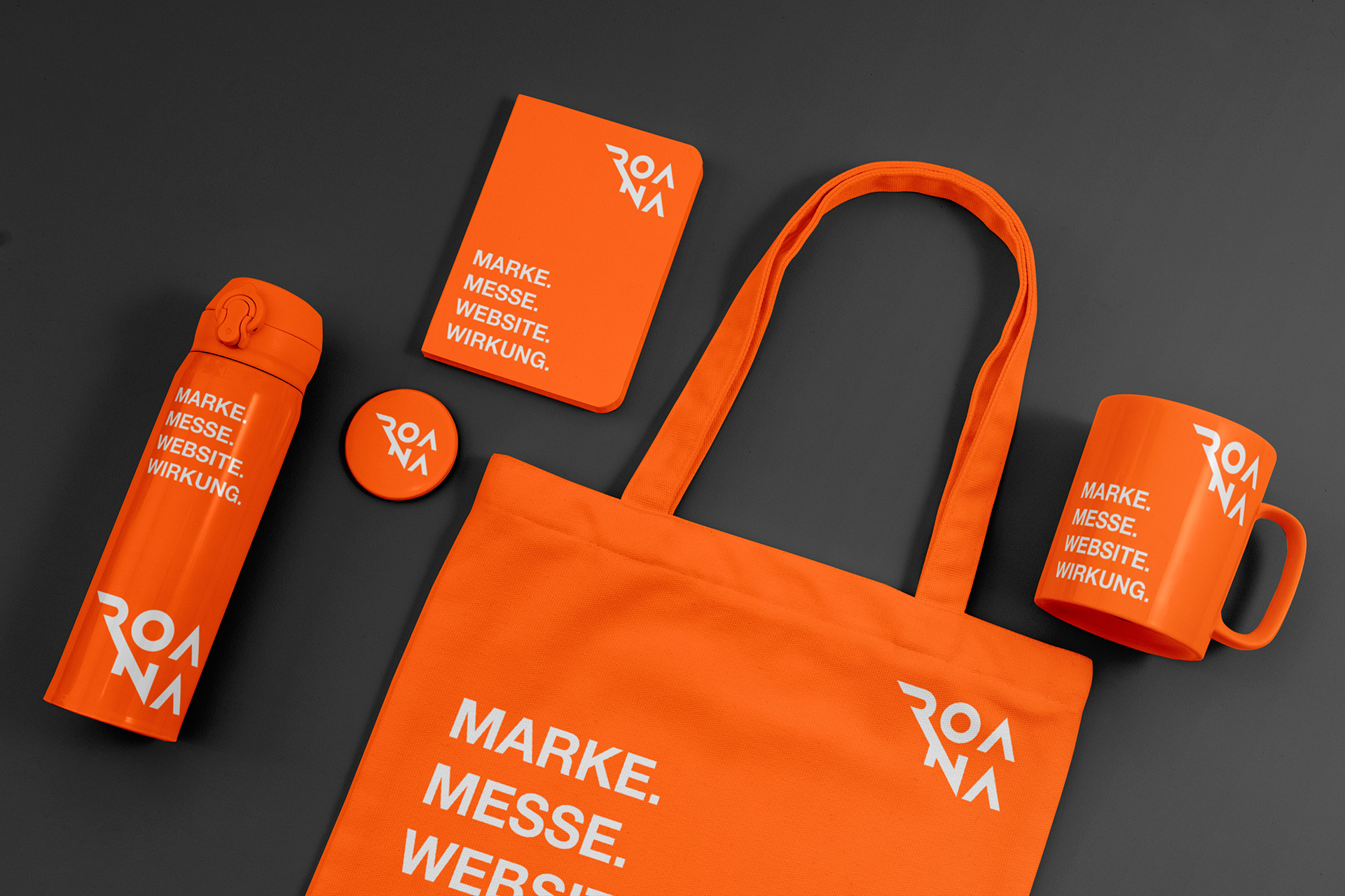 Branding Beispiel: Logo- und Geschäftsausstattung roana.design