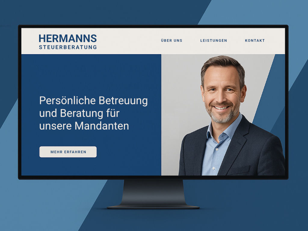 Website Landing Page Steuerberatung
